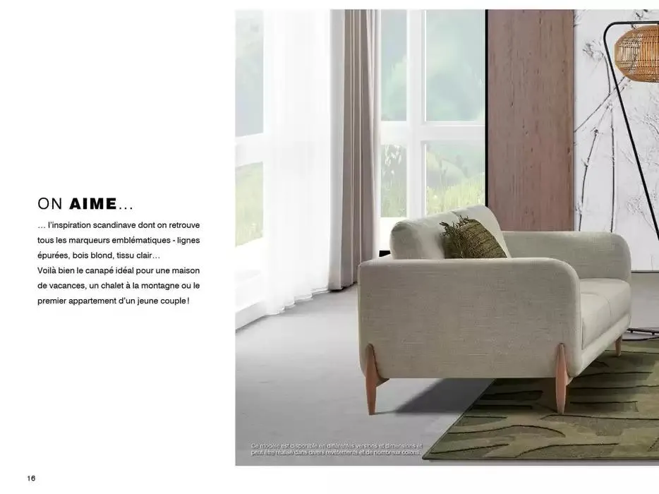 Catalogue Canapés et Fauteuils 2025  du 1 janvier au 31 décembre 2025 - Catalogue page 16