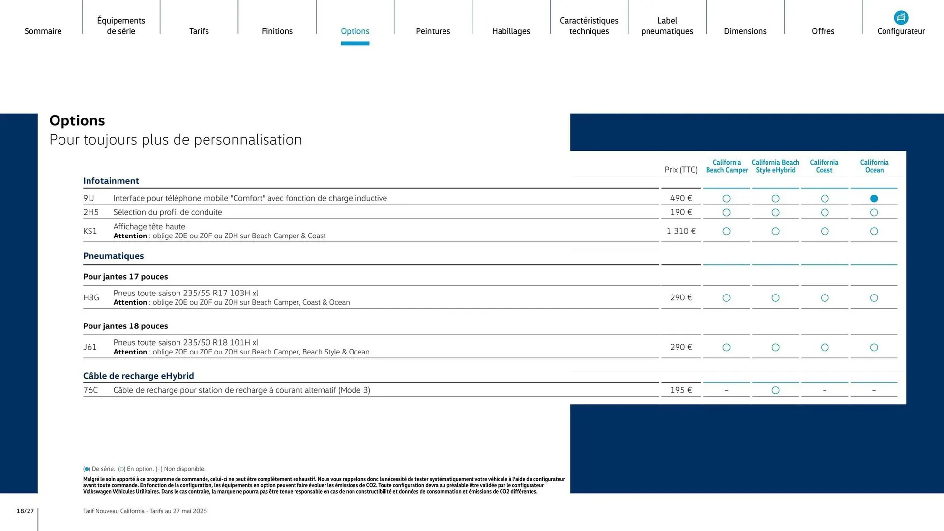 Catalogue Volkswagen du 7 août au 31 mars 2026 - Catalogue page 18