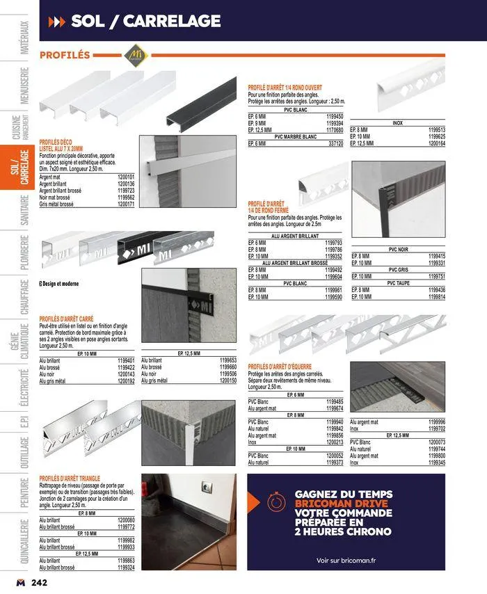 Guide produits 2024 du 15 mars au 31 décembre 2024 - Catalogue page 242