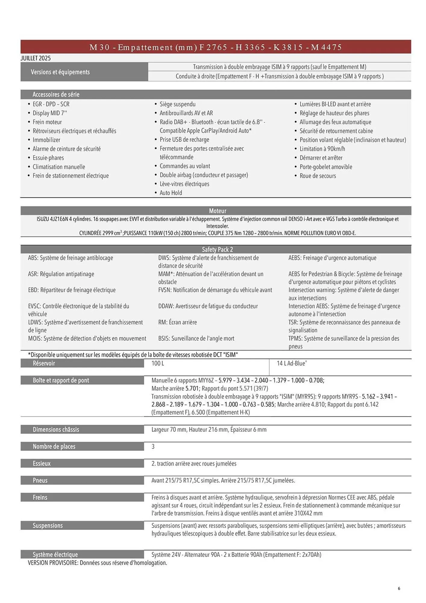 Catalogue Isuzu du 11 novembre au 31 mars 2026 - Catalogue page 6