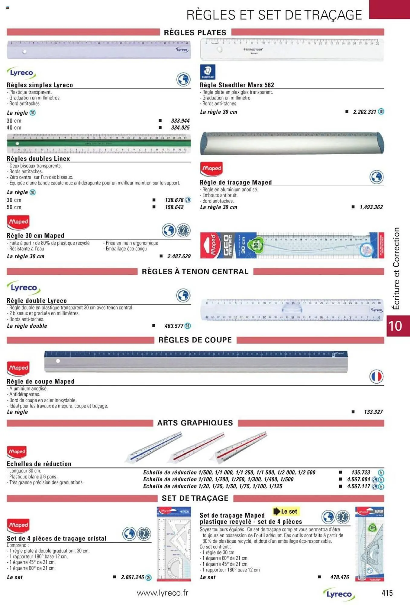 Catalogue Lyreco du 15 mai au 31 décembre 2023 - Catalogue page 415