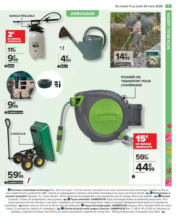 PROFITER ENFIN DE SON JARDIN du 11 mars au 24 mars 2025 - Catalogue page 9