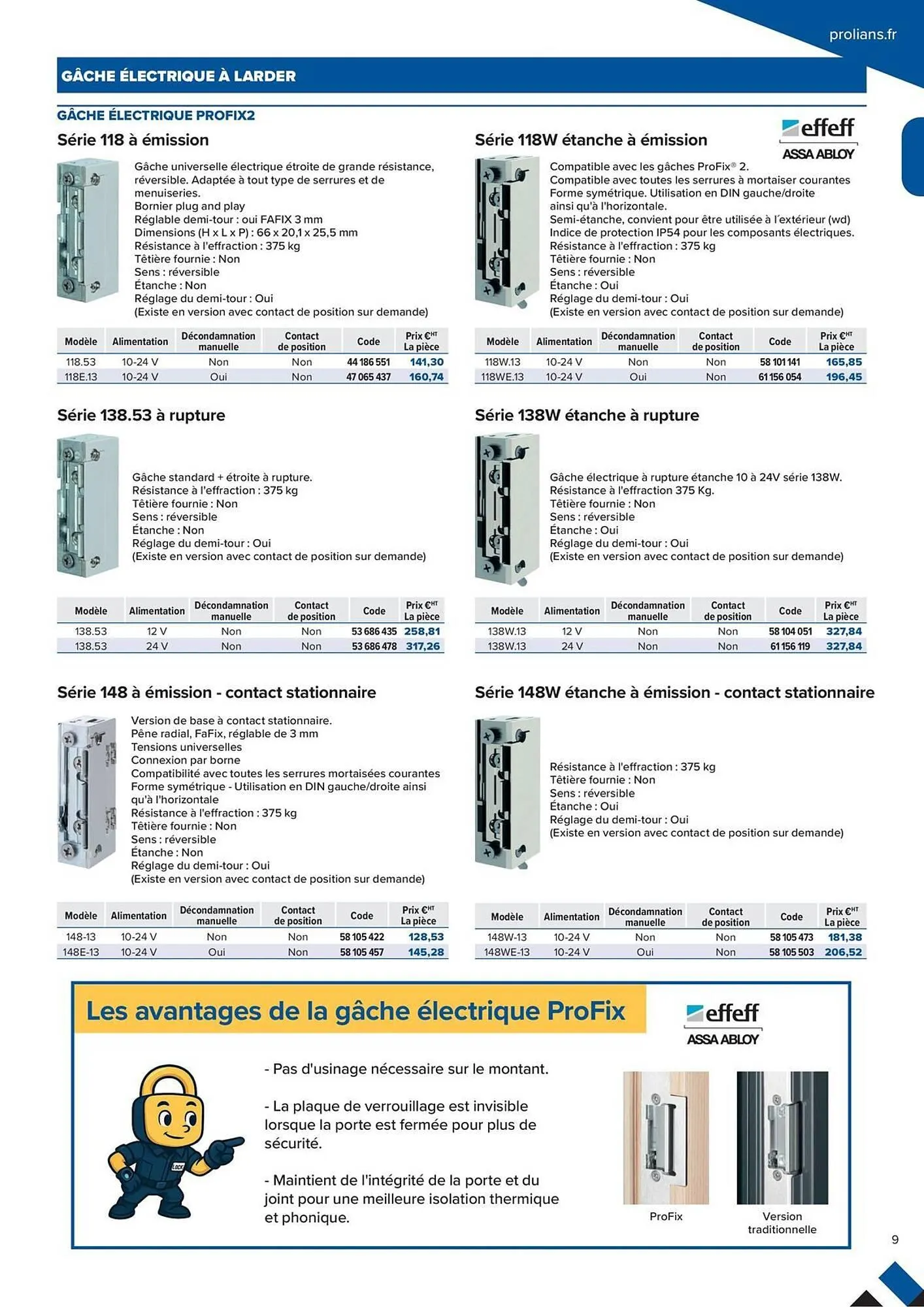 Catalogue Prolians du 2 octobre au 31 décembre 2025 - Catalogue page 9