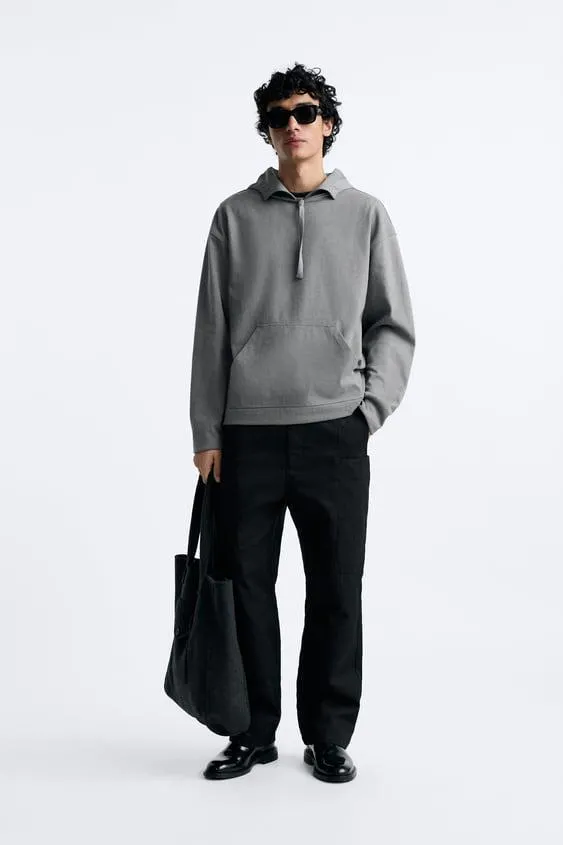 COTTON CARGO TROUSERS