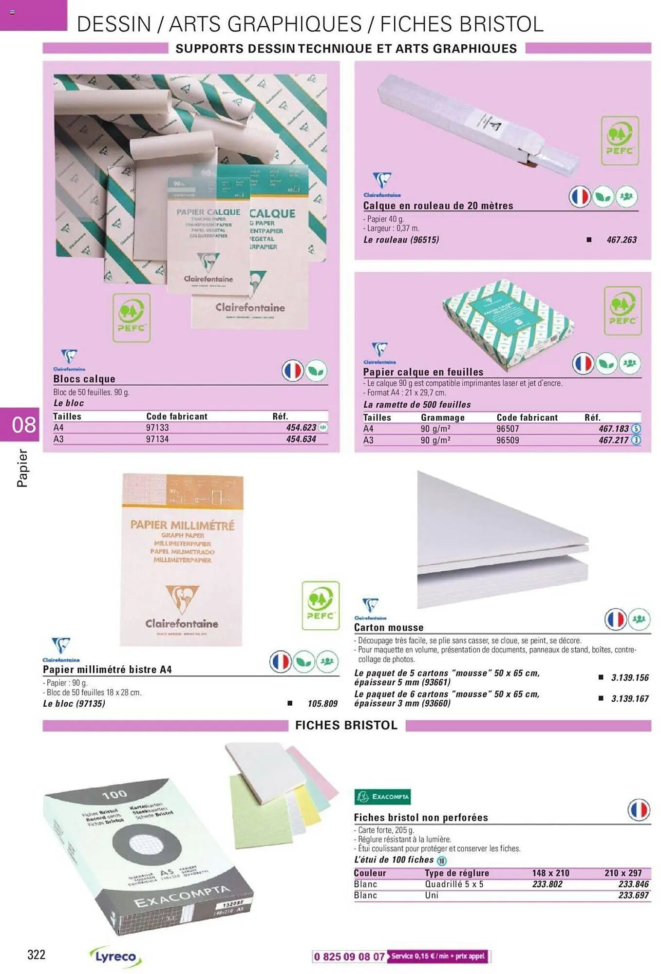 Catalogue Lyreco du 15 mai au 31 décembre 2023 - Catalogue page 322