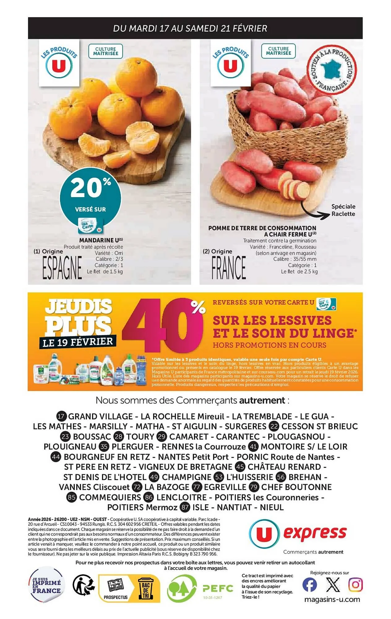 Catalogue U Express du 17 février au 1 mars 2026 - Catalogue page 18