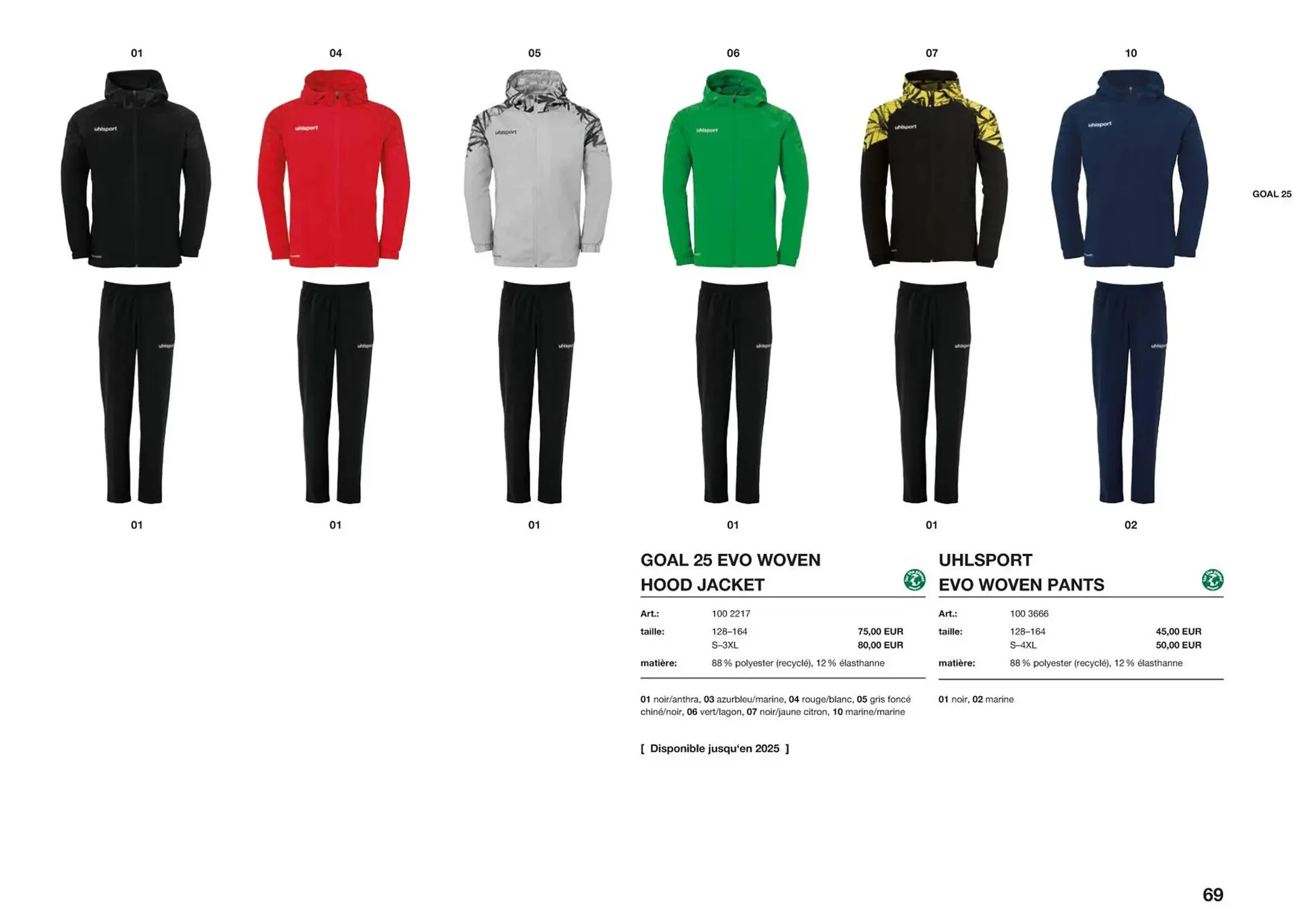 Catalogue Uhlsport du 1 mars au 31 décembre 2023 - Catalogue page 69