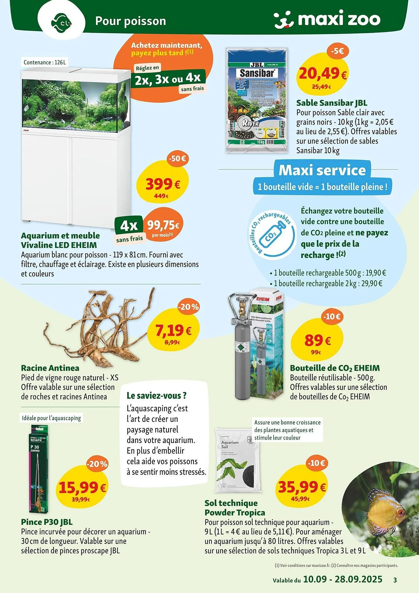 Catalogue Maxi Zoo du 10 septembre au 28 septembre 2025 - Catalogue page 3
