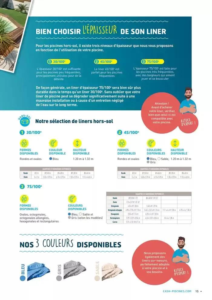 LE GUIDE ÉQUIPER SA PISCINE du 22 avril au 31 août 2025 - Catalogue page 15