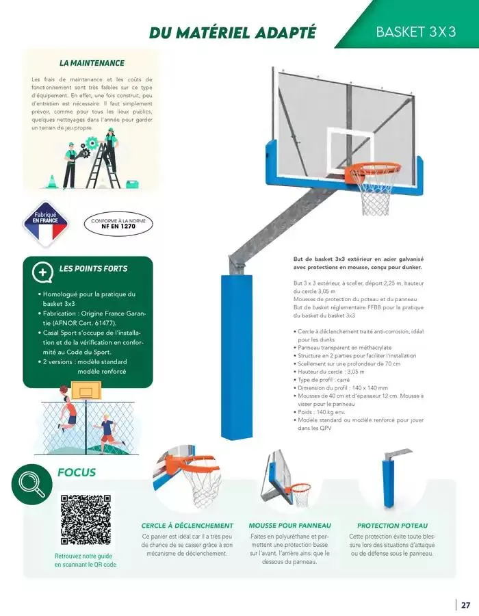 Equipement d'extérieur du 8 janvier au 31 mars 2025 - Catalogue page 27