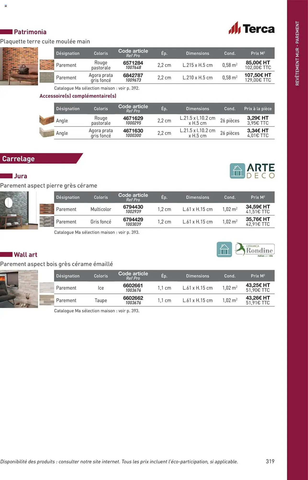 Catalogue Point P du 11 juillet au 31 décembre 2025 - Catalogue page 319