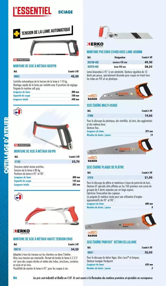 Essentiel Industrie 2025 du 3 janvier au 31 décembre 2025 - Catalogue page 58