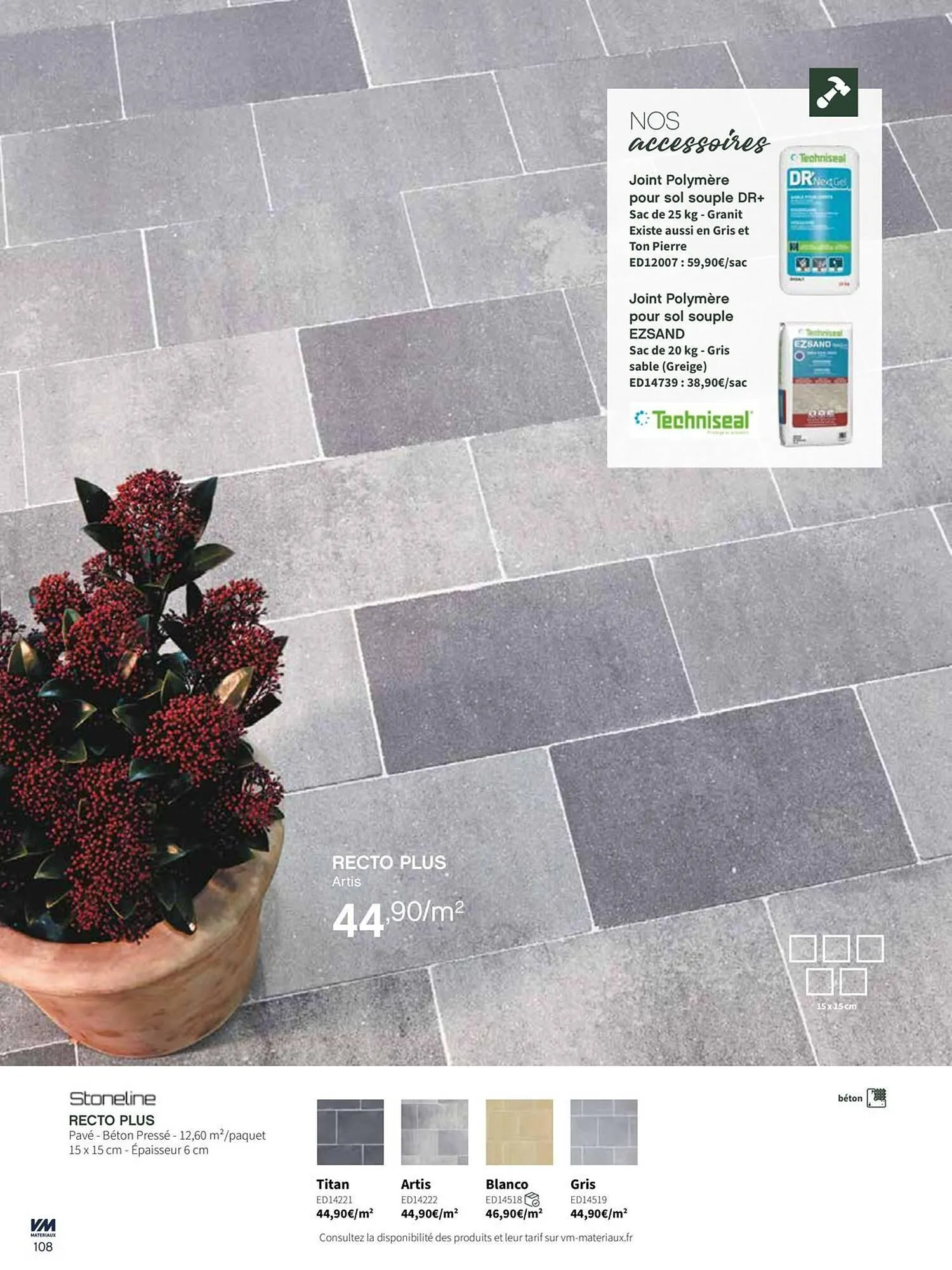 Catalogue VM Matériaux du 14 mars au 20 janvier 2026 - Catalogue page 108