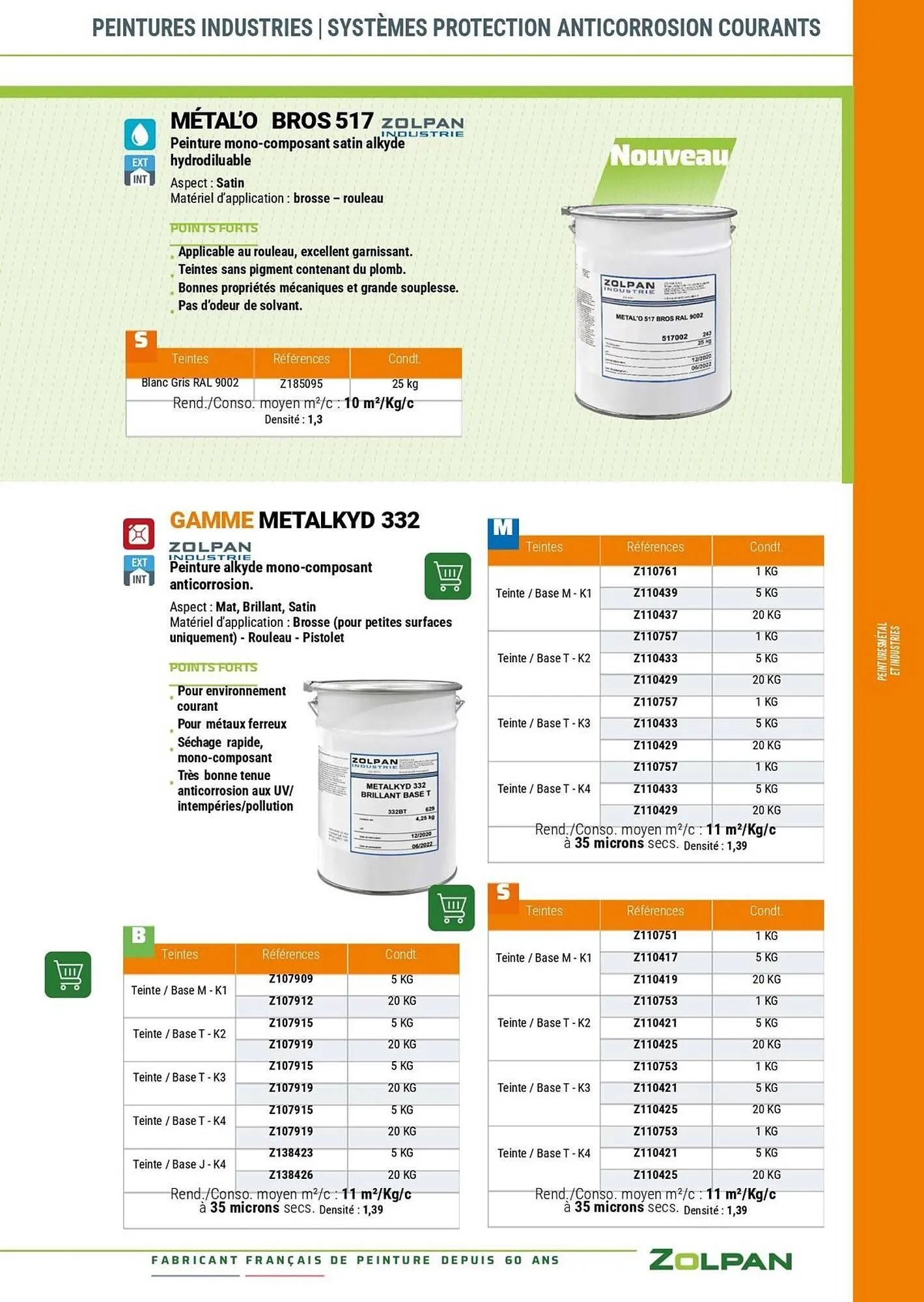 Catalogue Zolpan du 13 janvier au 31 décembre 2025 - Catalogue page 164