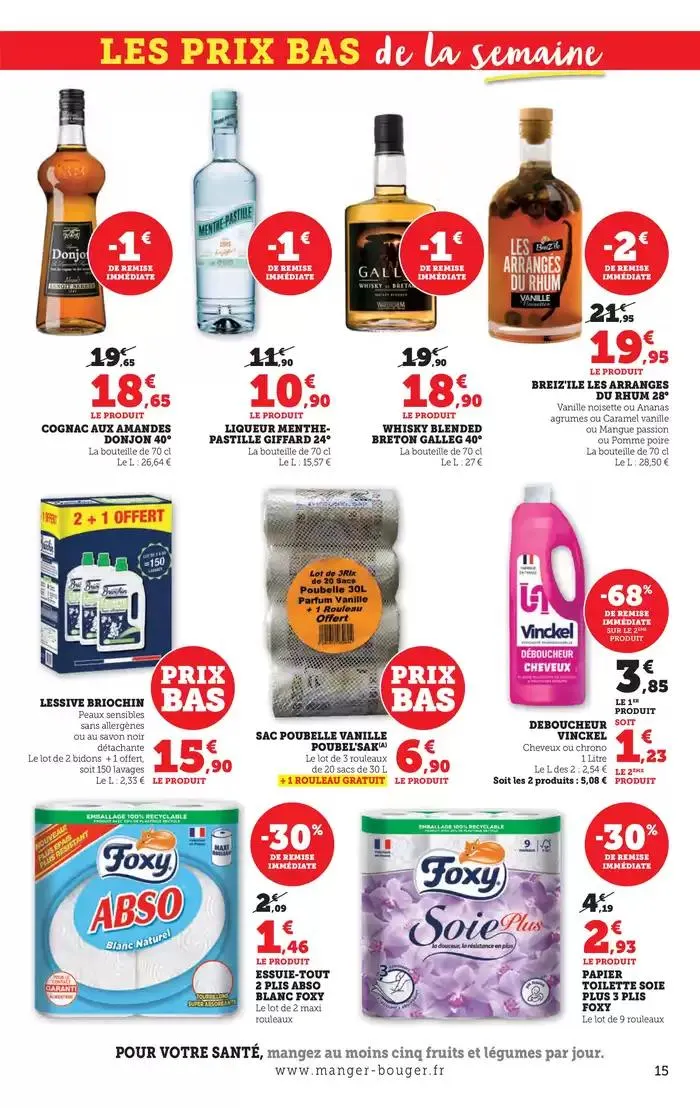 LE MARCHÉ À PRIX BAS ! du 1 avril au 13 avril 2025 - Catalogue page 15