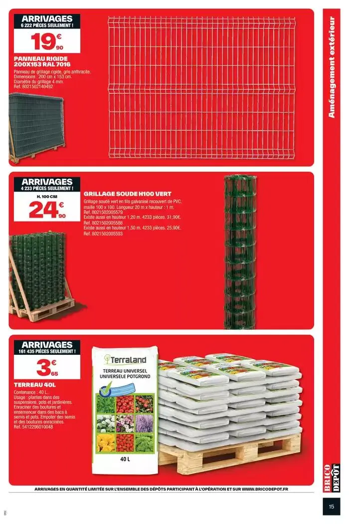 Voyez plus grand avec nos prix dépôts ! du 7 mars au 20 mars 2025 - Catalogue page 15