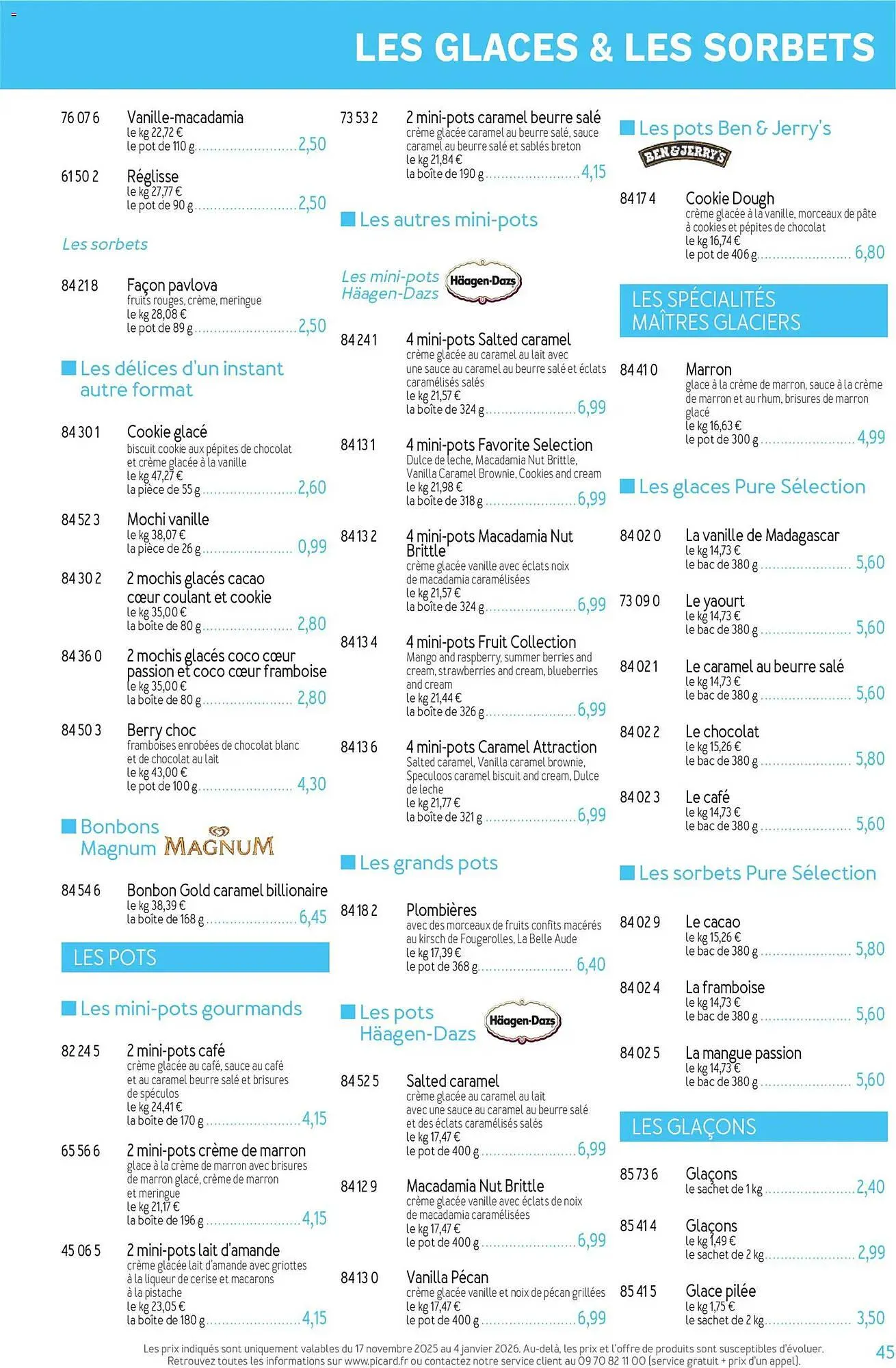 Catalogue Picard du 17 novembre au 4 janvier 2026 - Catalogue page 45