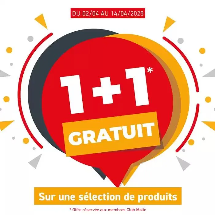 C’est le retour du 1+1 GRATUIT chez Trafic ! du 2 avril au 14 avril 2025 - Catalogue page 1