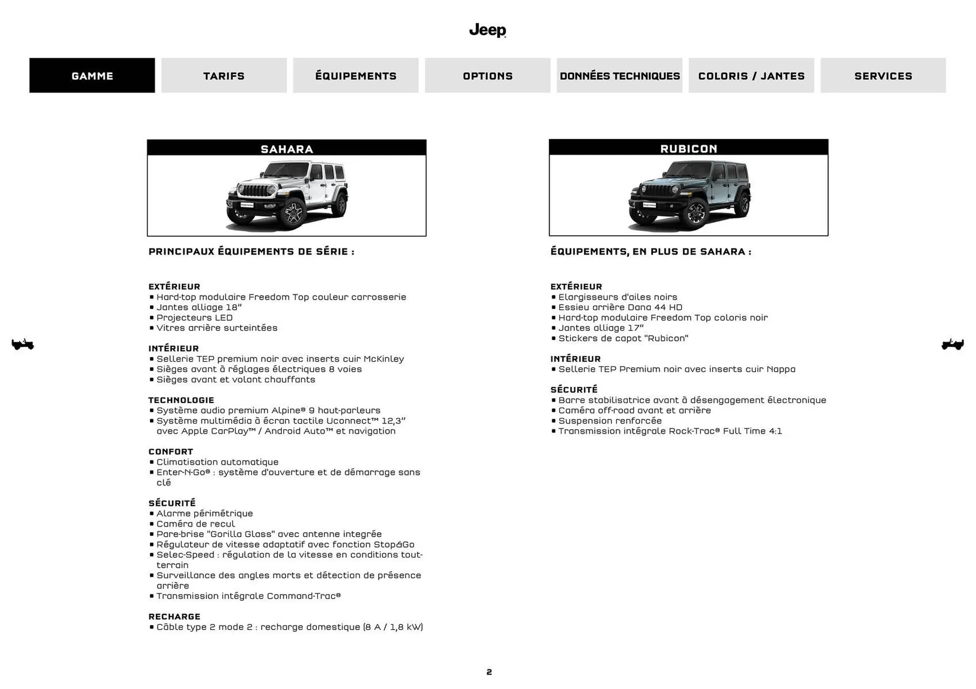 Catalogue Jeep du 10 septembre au 10 septembre 2026 - Catalogue page 2
