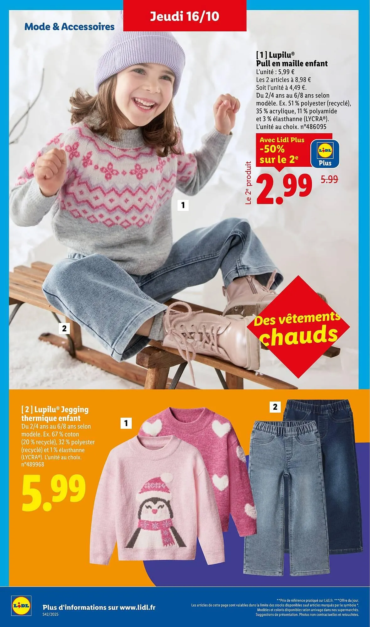 Catalogue Lidl du 16 octobre au 22 octobre 2025 - Catalogue page 44