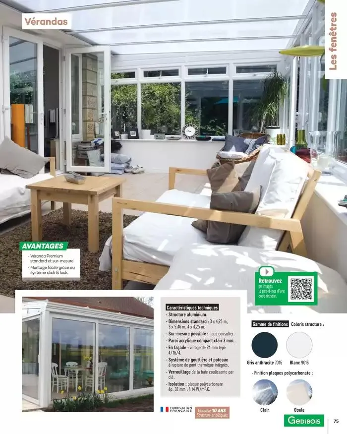 Menuiserie Extérieures 2025 du 1 janvier au 31 décembre 2025 - Catalogue page 75