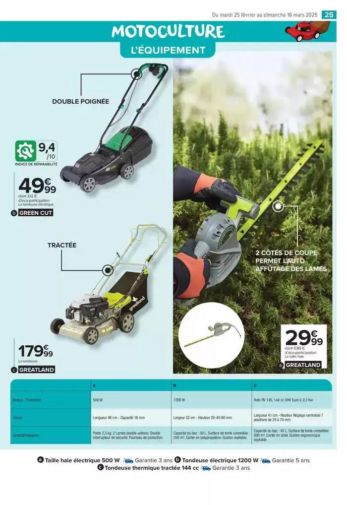 PROFITER ENFIN DE SON JARDIN du 25 février au 16 mars 2025 - Catalogue page 25