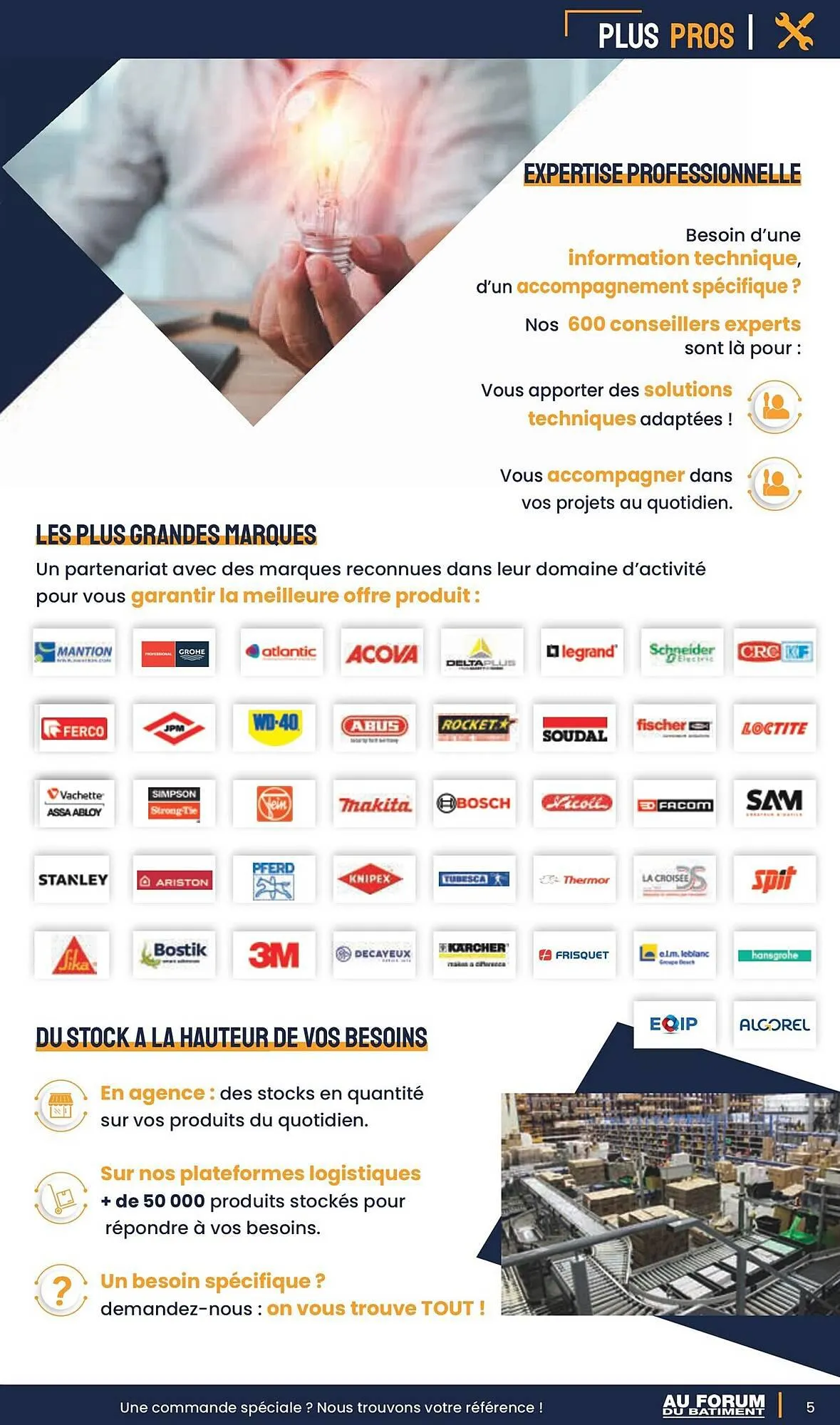 Catalogue Au Forum du Bâtiment du 4 mai au 30 septembre 2023 - Catalogue page 9
