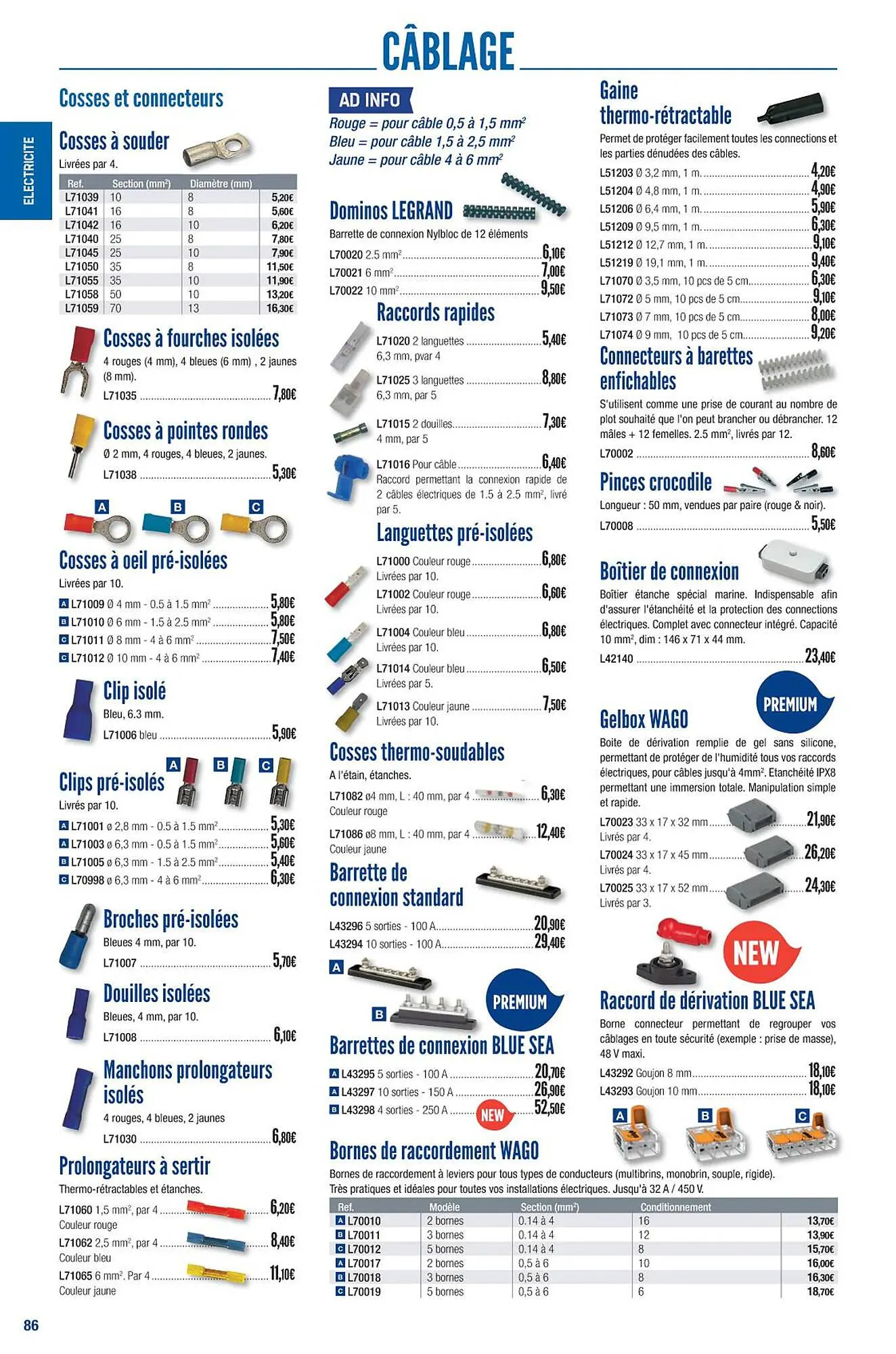 Catalogue Accastillage Diffusion du 1 mars au 31 décembre 2023 - Catalogue page 88