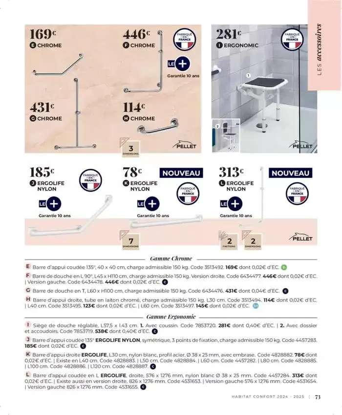 Cedeo Habitat confort du 1 octobre au 31 mai 2025 - Catalogue page 78