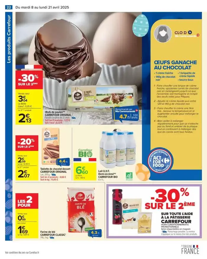 JOYEUSES PÂQUES & MEILLEURS PRIX du 8 avril au 21 avril 2025 - Catalogue page 24