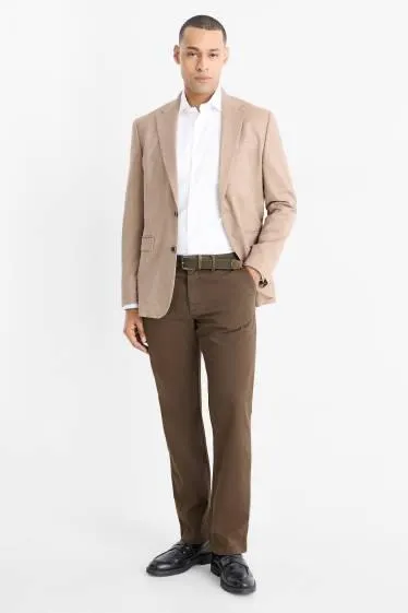 Chinos with belt - regular fit