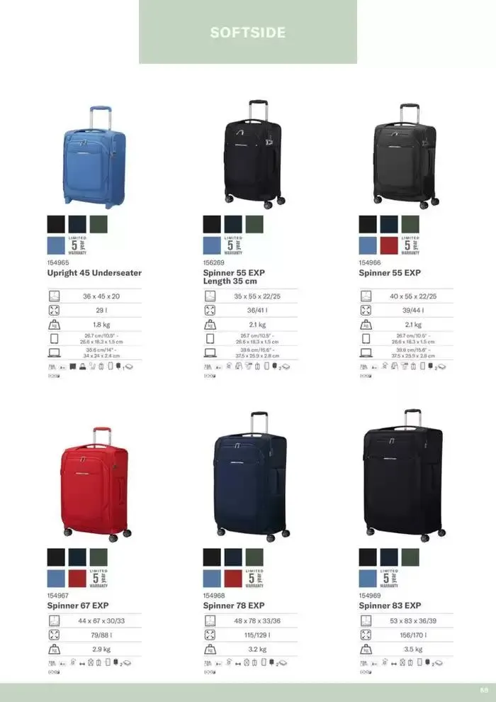 Samsonite Product catalogue 2025 du 23 décembre au 31 décembre 2025 - Catalogue page 140