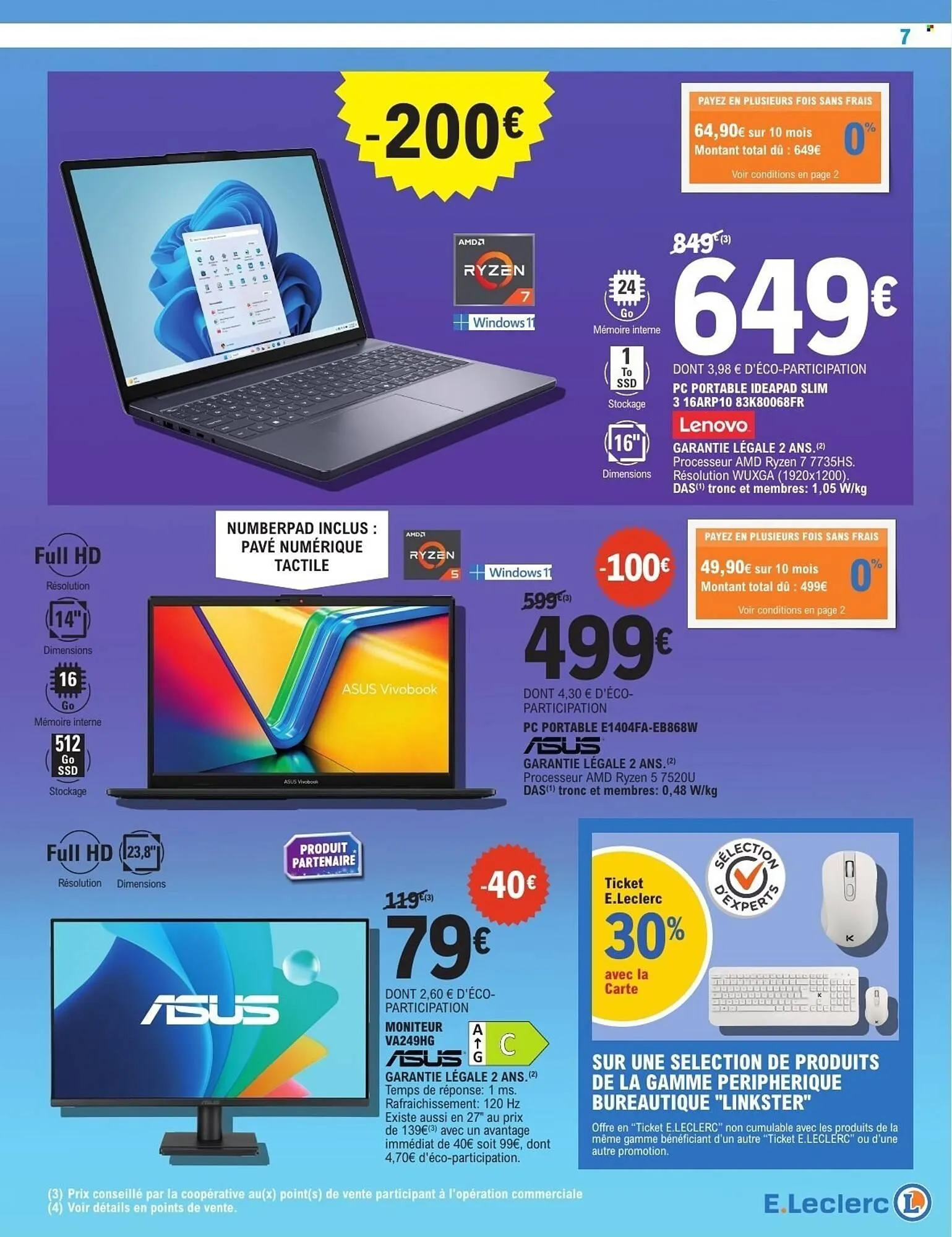 Catalogue E.Leclerc du 28 octobre au 8 novembre 2025 - Catalogue page 7