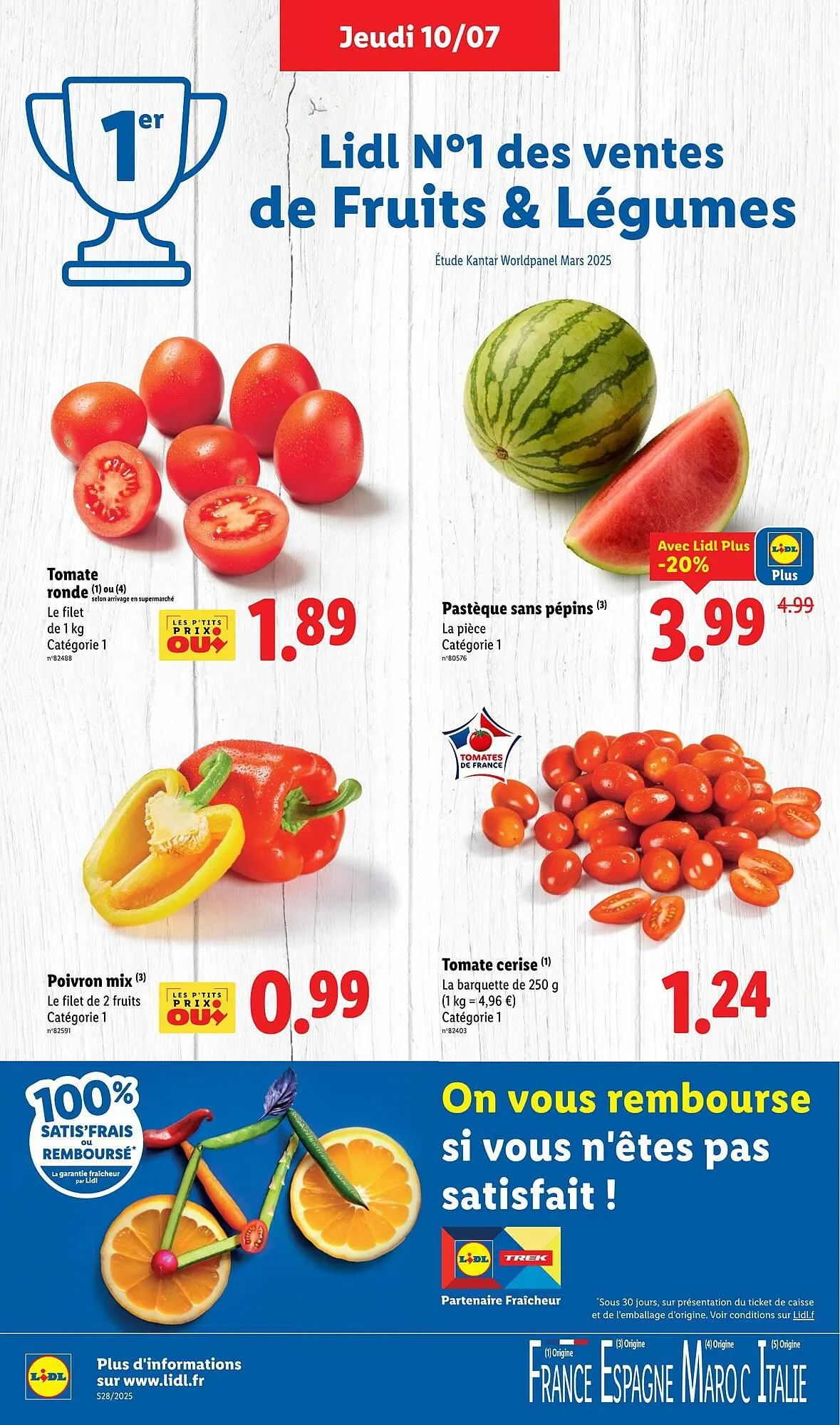 Catalogue Lidl du 10 juillet au 16 juillet 2025 - Catalogue page 4