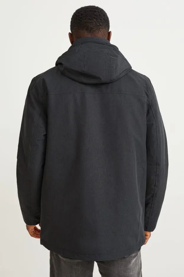 Softshell jacket with hood