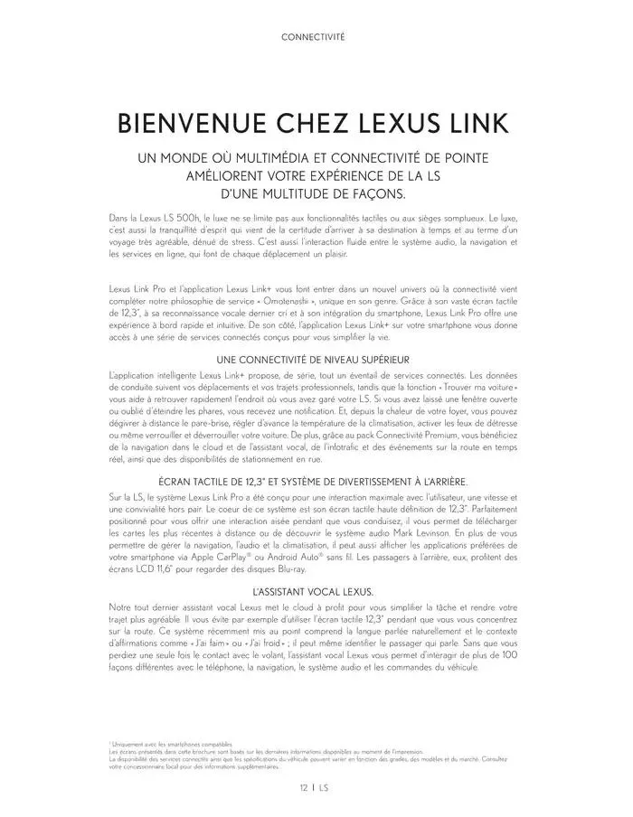 Lexus LS du 27 mars au 27 mars 2026 - Catalogue page 12