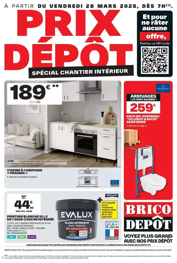 Spécial chantier intérieur ! du 28 mars au 10 avril 2025 - Catalogue page 1