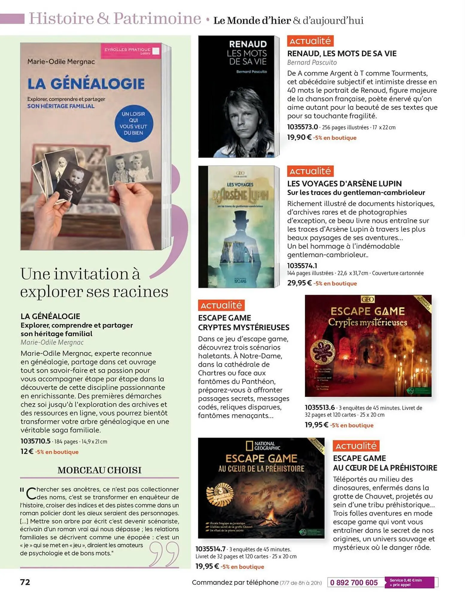 Catalogue France Loisirs du 1 janvier au 28 février 2026 - Catalogue page 72