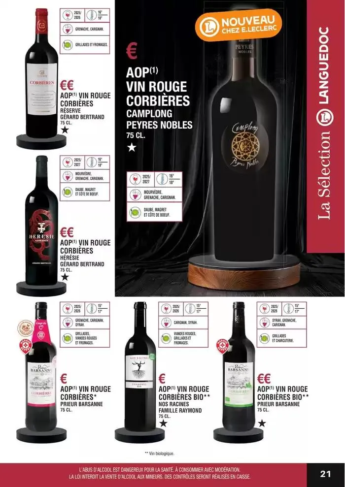 GUIDE DES VINS 2025 2026 du 27 février au 31 janvier 2027 - Catalogue page 21