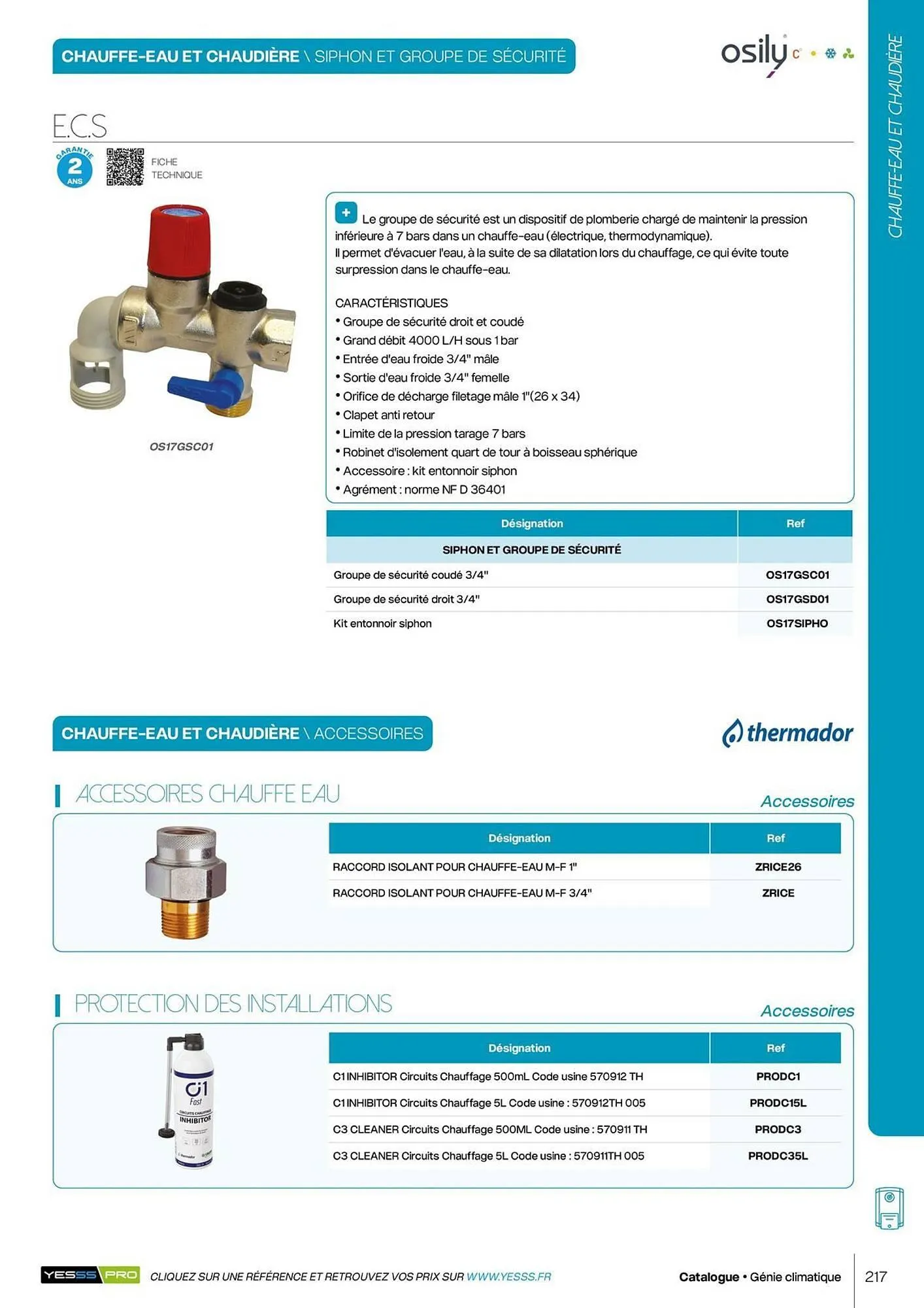 Catalogue Yesss electrique du 14 octobre au 31 décembre 2026 - Catalogue page 219