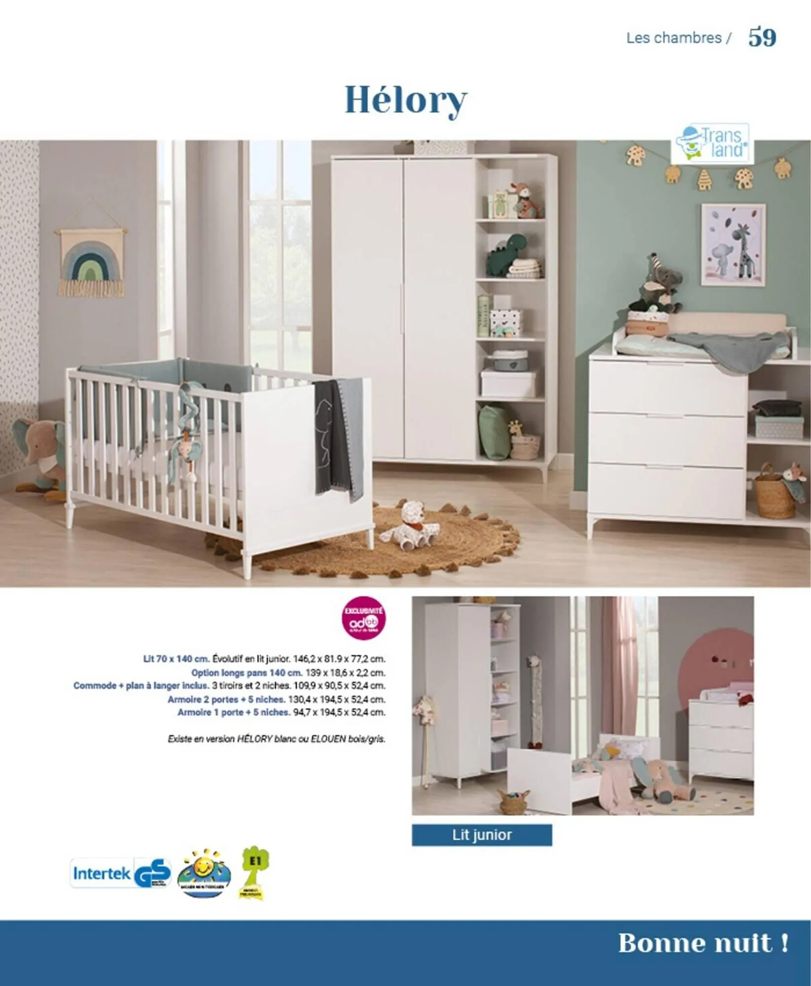 Catalogue autour de bébé du 31 mars au 31 janvier 2024 - Catalogue page 61