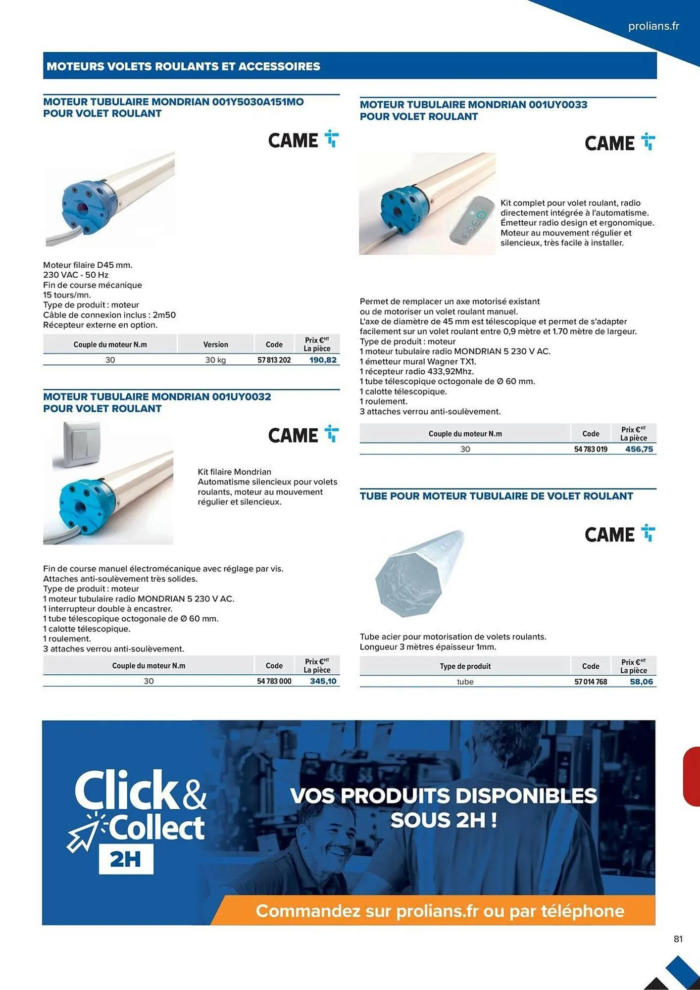 Catalogue Prolians du 2 octobre au 31 décembre 2025 - Catalogue page 81