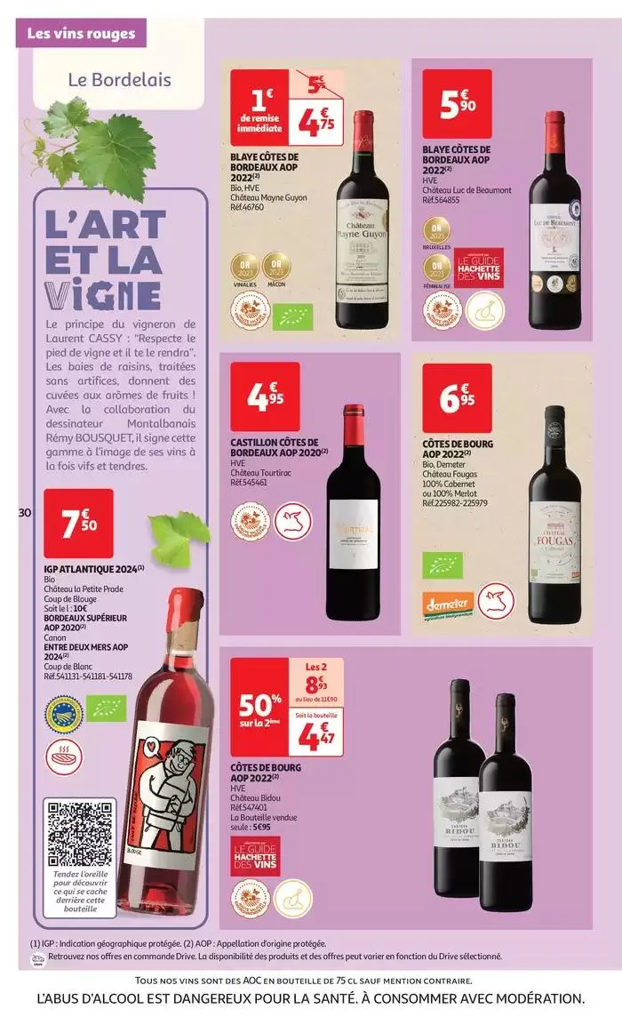 Foire aux vins : une sélection à prix modérés du 1 avril au 13 avril 2025 - Catalogue page 30