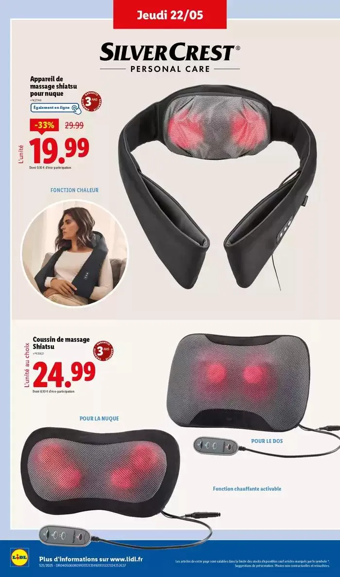 Moustiquaires, bien-être, sport, jeux pour enfant… Profitez des ventes Lidl ! du 22 mai au 26 mai 2025 - Catalogue page 8