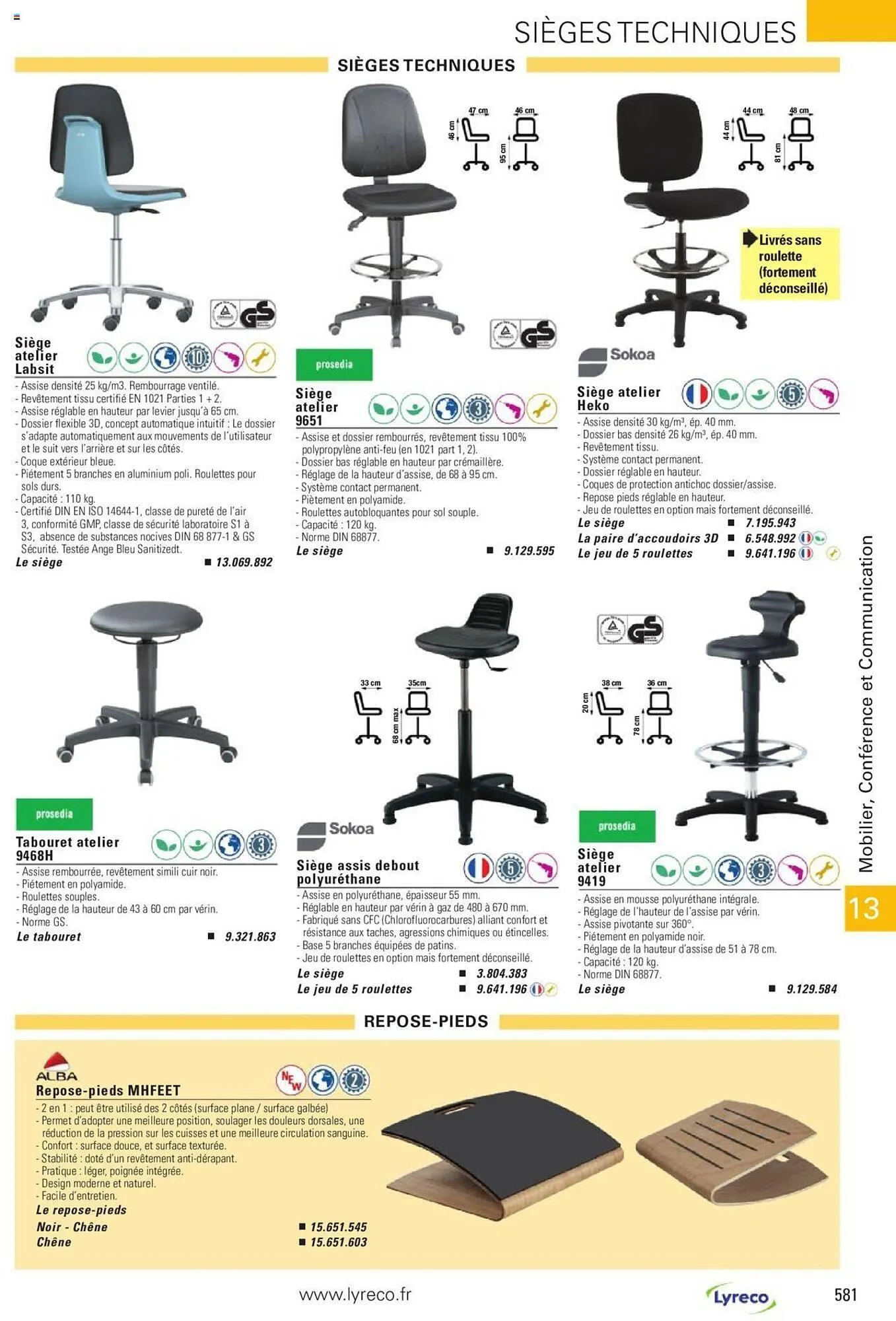 Catalogue Lyreco du 15 mai au 31 décembre 2023 - Catalogue page 581