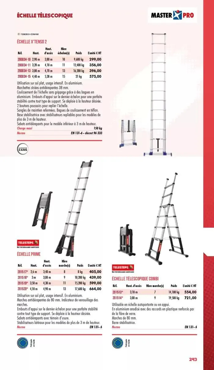Essentiel Batiment 2025 du 3 janvier au 31 décembre 2025 - Catalogue page 245
