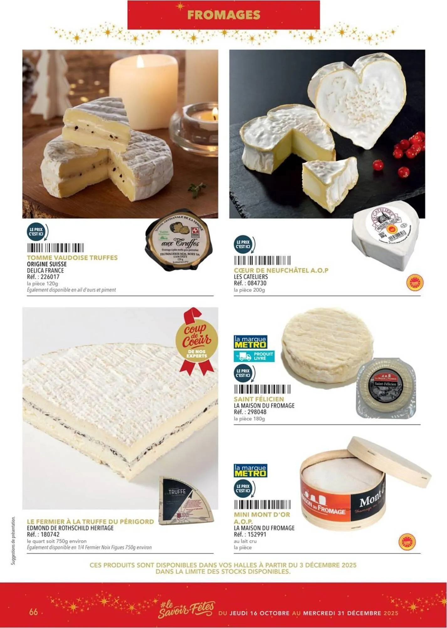 Catalogue METRO du 16 octobre au 31 décembre 2025 - Catalogue page 66