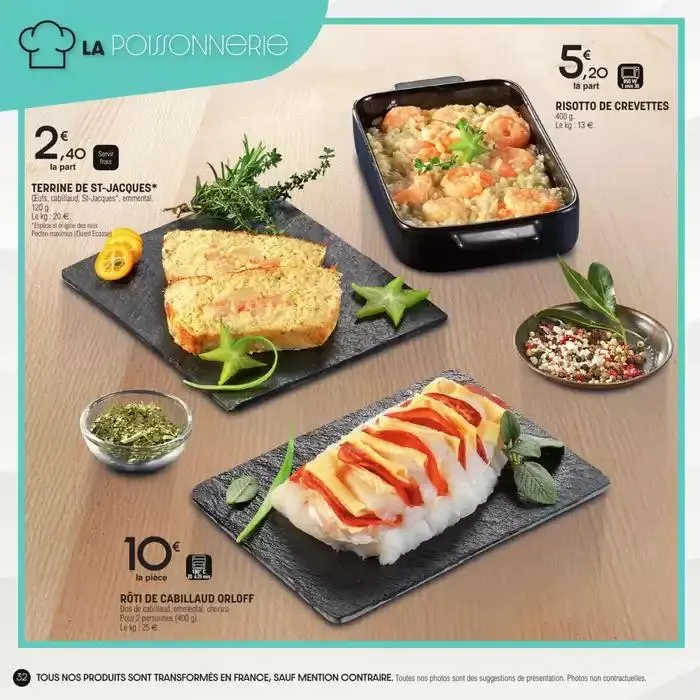 Carte traiteur permanente du 17 avril au 31 mars 2026 - Catalogue page 32