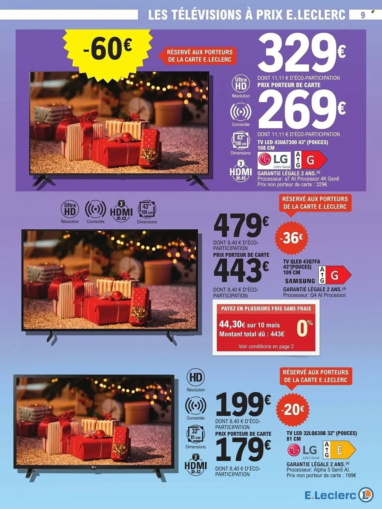 Catalogue E.Leclerc du 2 décembre au 24 décembre 2025 - Catalogue page 9