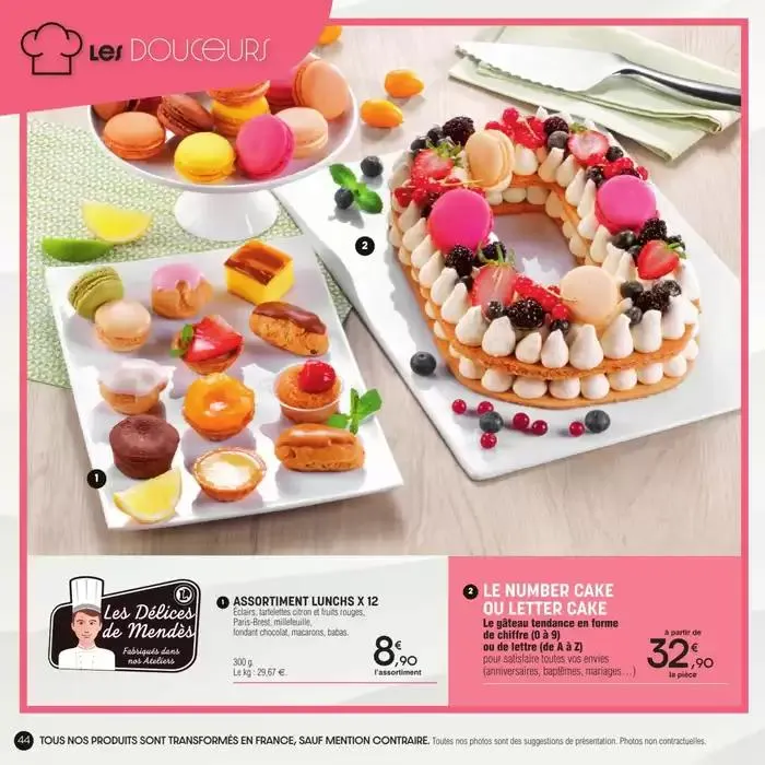 Carte traiteur permanente du 17 avril au 31 mars 2026 - Catalogue page 44